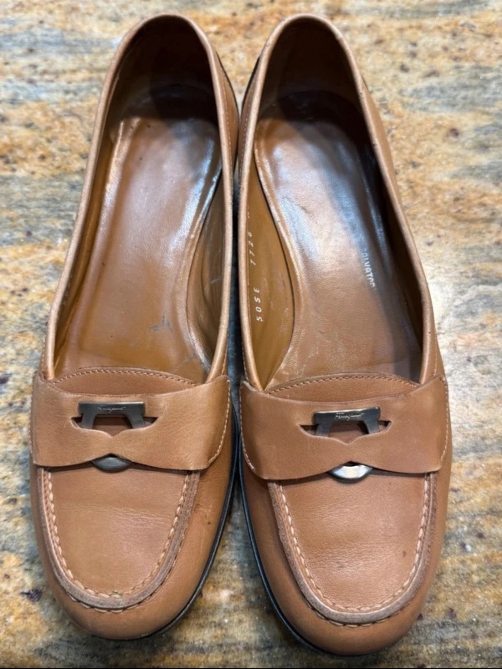 Classic Women's Tan Leather Loafers
